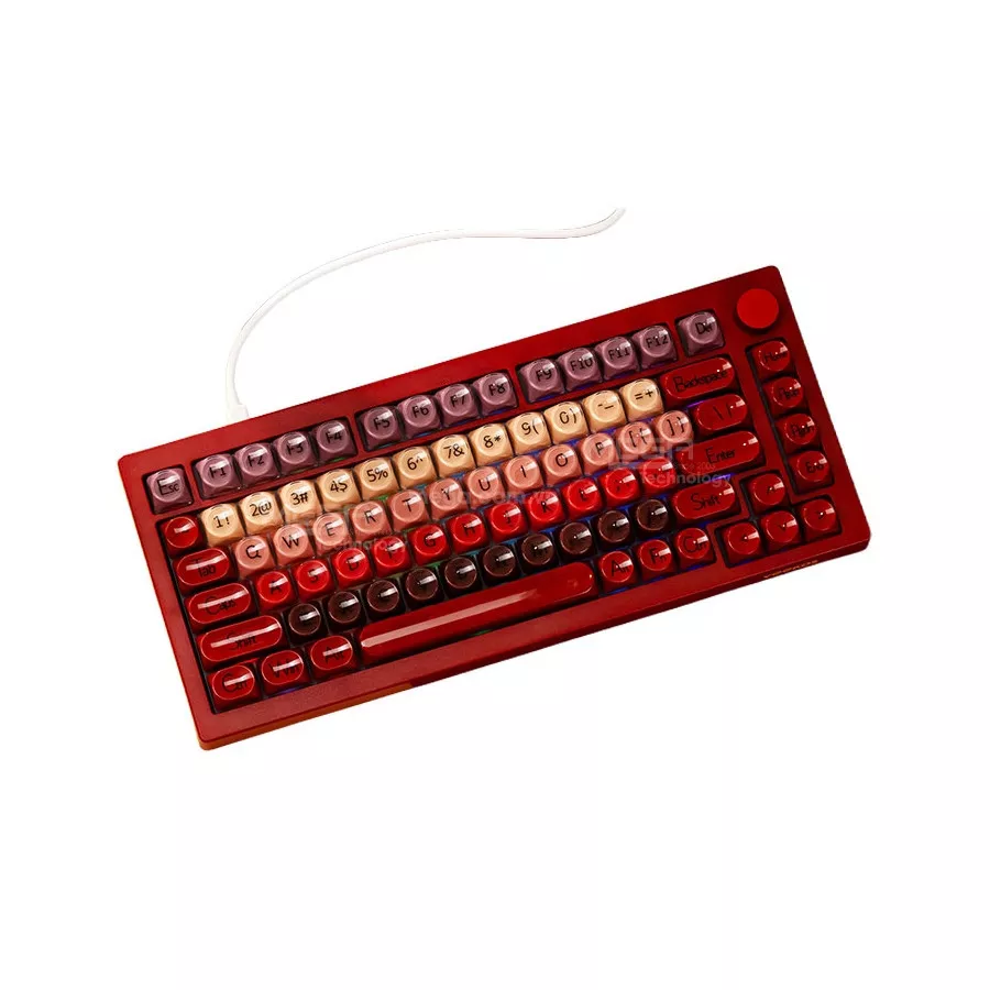 Bàn phím Cơ AKKO Veekos K75 Wine Red