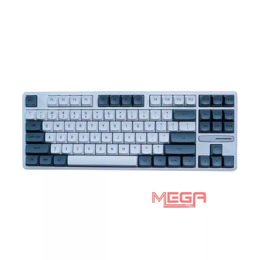 Bàn phím cơ Fuhlen GK87S Panda White Red switch