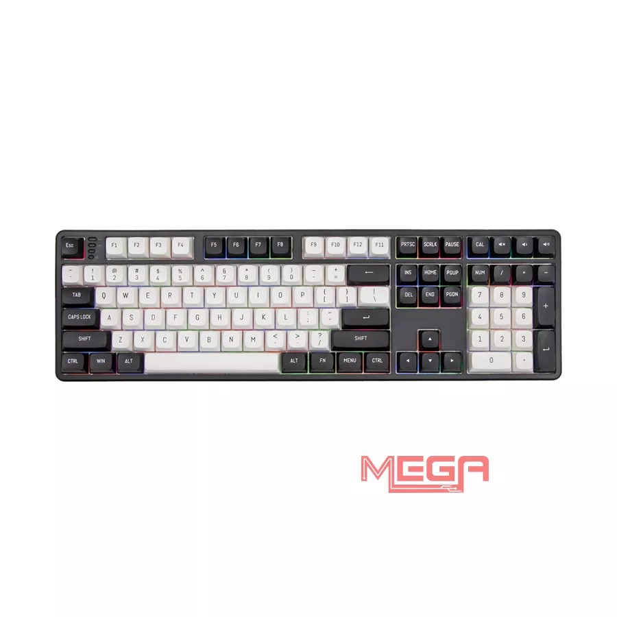 Bàn Phím Cơ Fuhlen G108S RGB Panda Ice Crystal