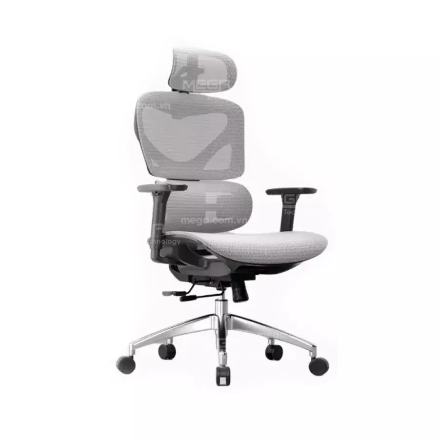 Ghế công thái học Manson Iris Wintex Khung Xám - Lưới xám