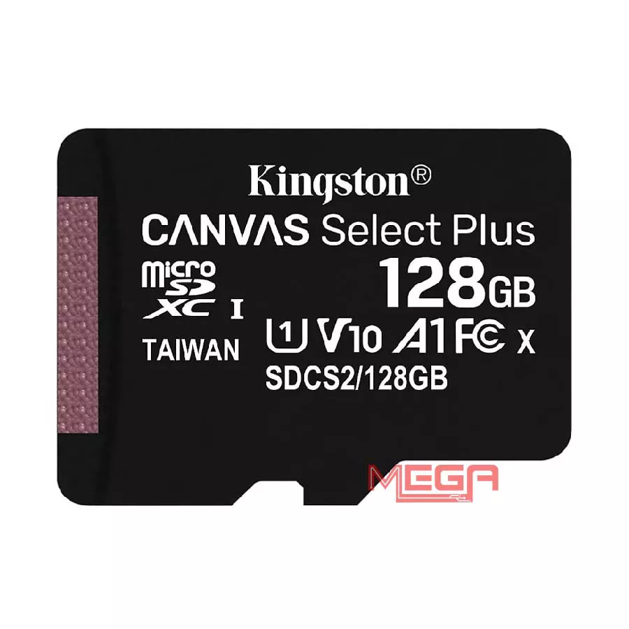 Thẻ Nhớ Kingston 128G micSD Select Pls 100R CL10