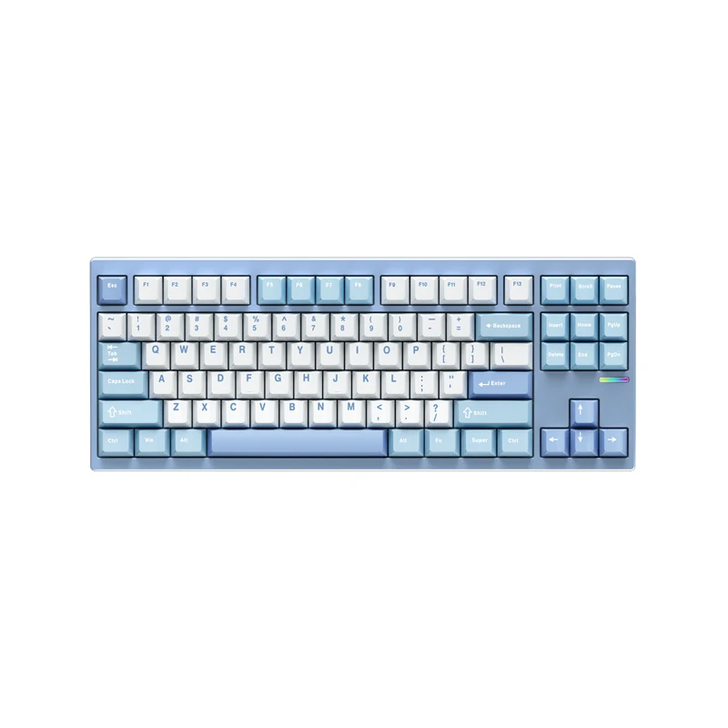Bàn phím cơ MCHOSE GX87 Lite Blue Nano Spraying