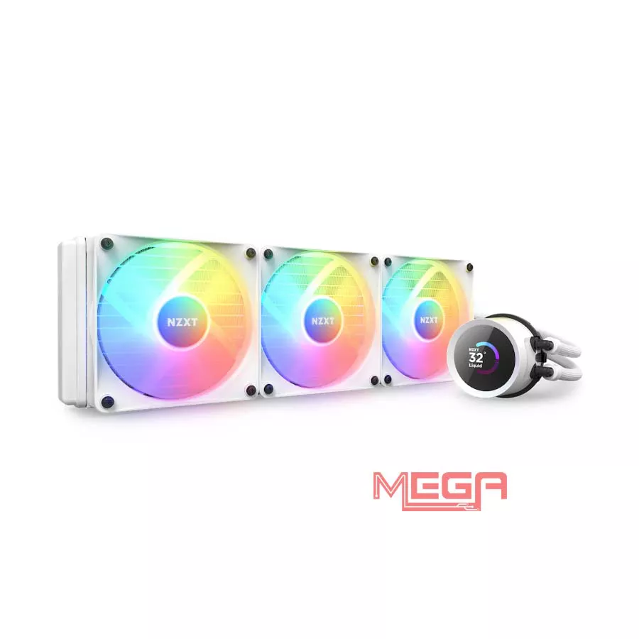 Tản nhiệt nước NZXT Kraken 360 RGB White RL-KR360-W1