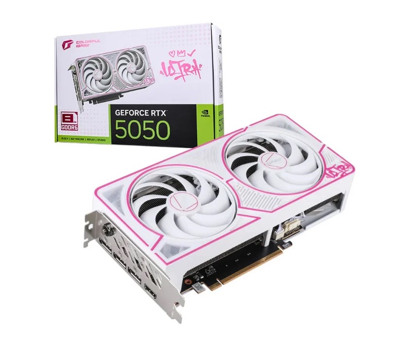 Vga Colorful iGame RTX 5050 Ultra W Duo OC8 GB-V