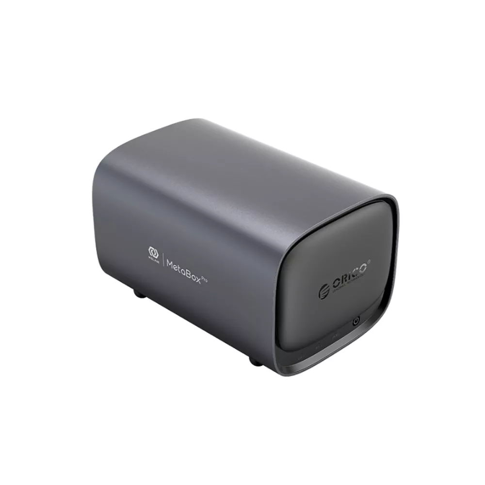 NAS Thiết Bị Lưu Trữ Mạng Orico 2 Bay - MetaBox HS200-EU-GY-BP
