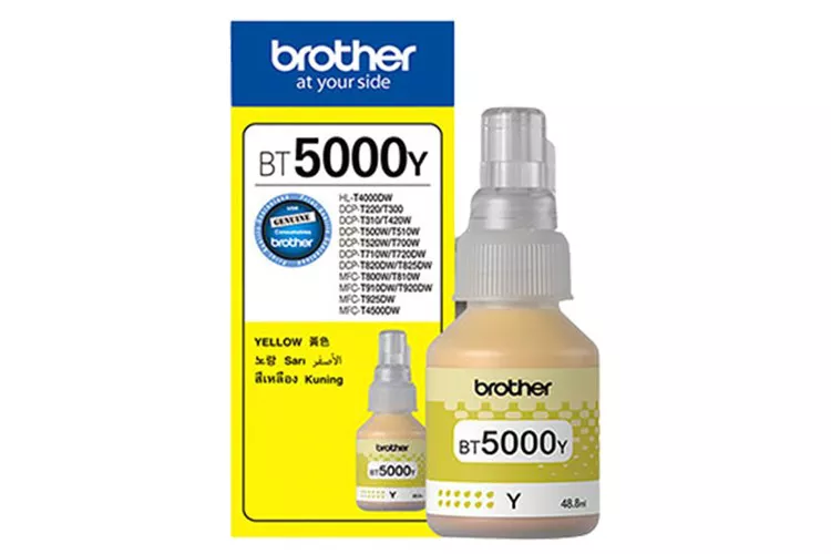 Mực in màu Brother BT5000Y- vàng