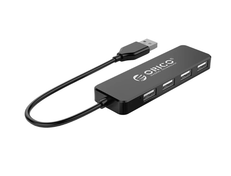 Bộ chia Orico USB HUB 4 cổng USB 2.0 -FL01-BK