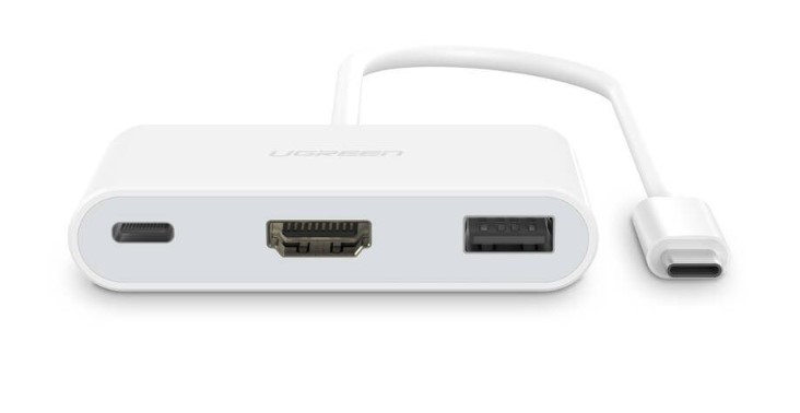 Bộ chuyển đổi USB Type C sang USB 3.0 + HDMI + USB 3.1 Ugreen 30377