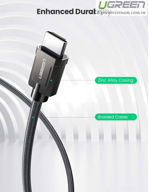 Cáp HDMI 2.1 Ugreen 80602 dài 3M độ phân giải