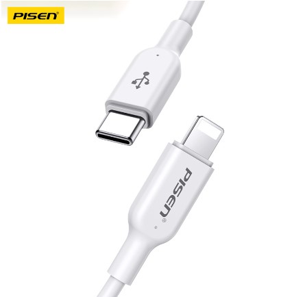 Cáp sạc Pisen Quick Type C sang Lightning 3A 1000mm CL-PD-1000