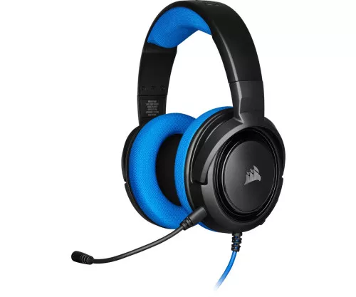 Tai nghe Corsair HS35 Stereo Blue Drivers 50mm - CA-901119