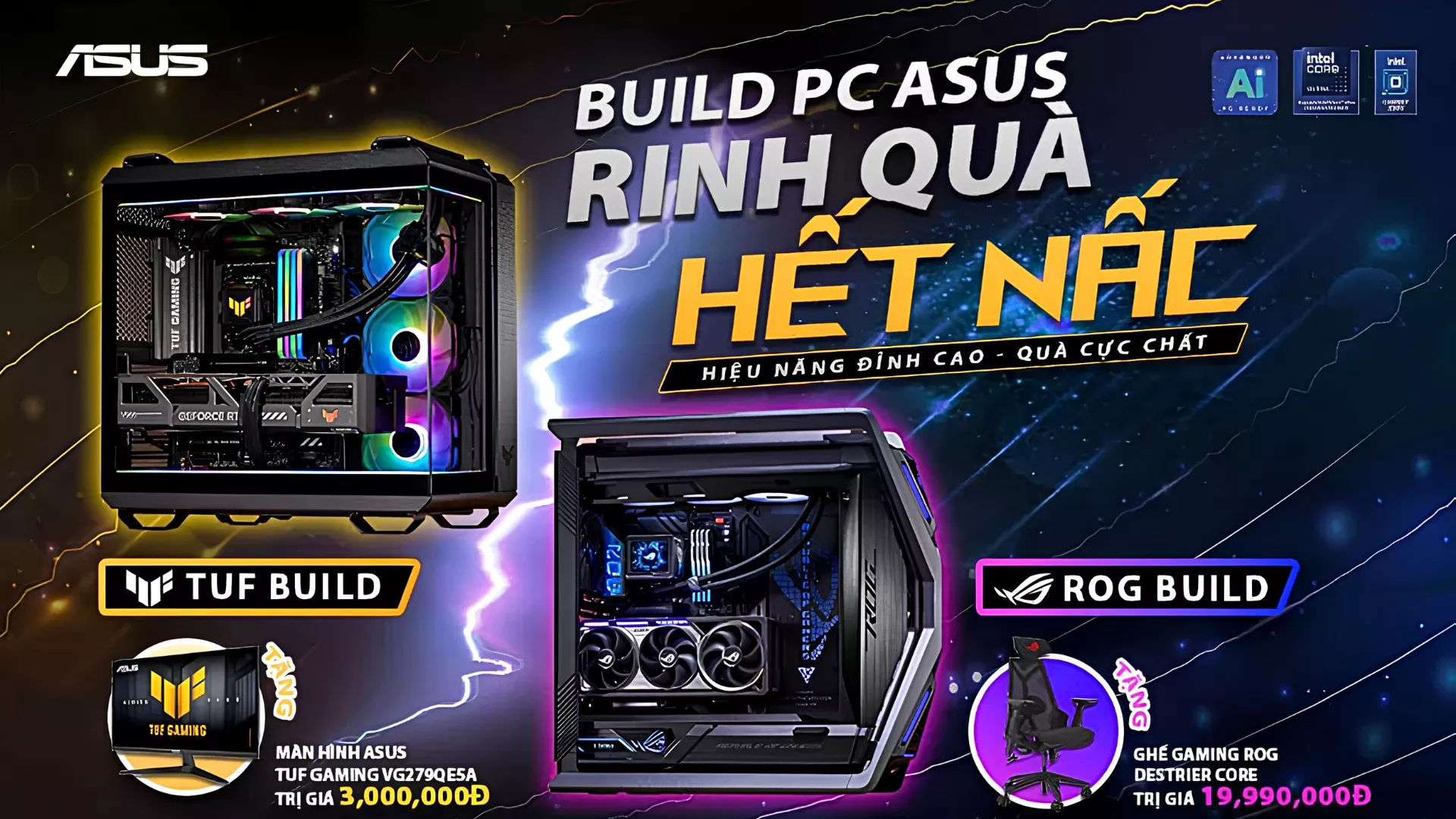 BUILD PC ASUS – QUÀ KHỦNG CHỜ SẴN